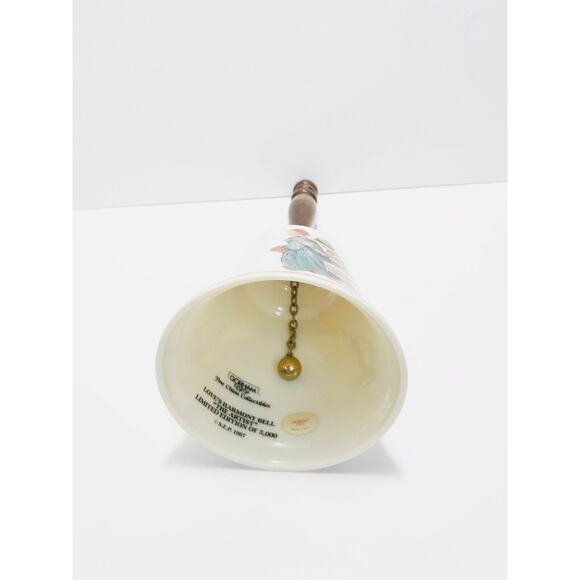 Vintage 1987 Norman Rockwell Gorham Fine China Collectibles The Artist Hand Bell - Picture 7 of 8